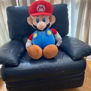 Super Mario Giant Plush Toy 2022 Nintendo Official Licensed Product 32" Red Hat